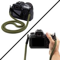 Sangle de cou en paracorde de nylon pour appareil photo, bandoulière vintage pour appareil photo hybride ou reflex numérique, lanière de prise de vue rapide