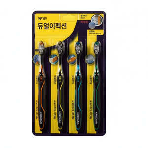 Sconto medicale doppio effetto spazzolino Per capelli fini Set 4 pezzi Per confezione - Product Image 1