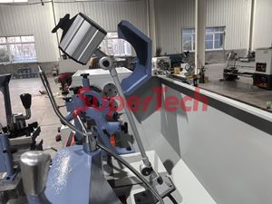 <span class=keywords><strong>Supertech</strong></span> C6256 2000mm yüksek hassasiyetli manuel torna makinesi 560mm salıncak sağlam inşa paslanmaz çelik karbon çelik alüminyum yeni - Product Image 5