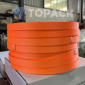 Cinghia di Fissaggio in Poliestere con Logo Personalizzato, Rotolo da 25 38 50mm, Cinghia Resistente per Imballaggio Pallet e Fissaggio Container - Product Image 3