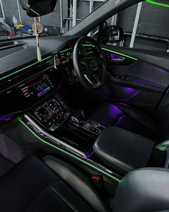 Icarsin - Luz Ambiental Dinámica de 64 Colores para <span class=keywords><strong>Audi</strong></span> <span class=keywords><strong>A6</strong></span> A7 <span class=keywords><strong>C8</strong></span>, Iluminación LED <span class=keywords><strong>Interior</strong></span> para Automóviles Europeos, Accesorios de Mejora para Altavoces - Product Image 5