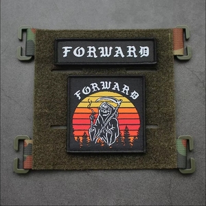 Parches Personalizados de PVC Ecológico FOG Forward Devil Reaper para Mochila, con Gancho y Bucle, Apliques para Brazalete, Uso en Exteriores - Product Image 1