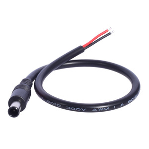 Tideseer สายไฟ DC ขนาด6.5x4.4มม., ปลั๊กตัวผู้มีขาเป็นบวกด้านนอกเป็นลบสำหรับ Samsung สำหรับ Casio 30ซม. 18AWG 120วัตต์ - Product Image 1