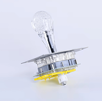 Manettes USB de haute qualité avec LED pour borne d'arcade, manette en plastique pour machine de jeu d'arcade