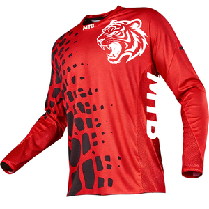 Jersey de Ciclismo <span class=keywords><strong>MTB</strong></span> de Secado Rápido, Manga Larga, Diseño Camuflado, Transpirable, para Hombre - Product Image 2