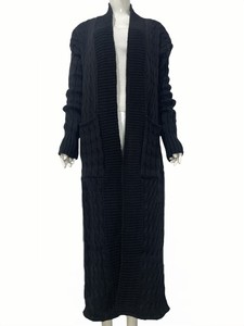 Nouvelle collection automne/hiver, style européen, cardigan en tricot à manches longues pour femmes, couleur unie, ample - Product Image 6