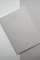 Enveloppe personnalisée gaufrée avec carte de remerciement, enveloppe à poche avec nom de marque pour emballage de cartes-cadeaux d'entreprise