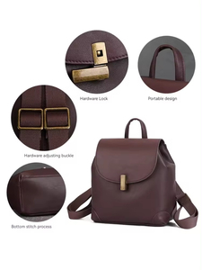 <span class=keywords><strong>Mochila</strong></span> ejecutiva de cuero negro <span class=keywords><strong>Kuromi</strong></span> para niña, estilo coreano, mochilas escolares ergonómicas originales en línea y bolso para mujer y mujer 2024 - Product Image 3