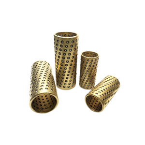 <span class=keywords><strong>Cage</strong></span> à billes en laiton douille linéaire personnalisé Misumi pièces moulées par injection Guide pilier roulement à billes composants rouleau - Product Image 6