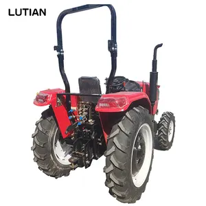 LUTIAN traktor Mini 50hp 60hp 70hp 4 penggerak roda 4wd pertanian pertanian kompak traktor pertanian Diesel Tractores Agricolas