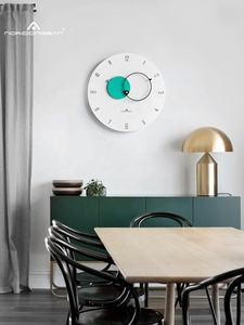 Noridongsan-reloj de cuarzo de madera ecológico con manos acrílicas, movimiento solar para decoración del hogar - Product Image 3