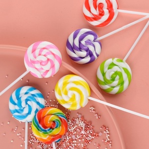 Lecca-lecca a spirale personalizzato da 12g, gusto frutta arcobaleno, caramella dura classica a spirale per bambini - Product Image 2