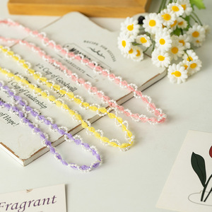 1 ซม.กว้างสีขาวลูกไม้ริบบิ้นเสื้อผ้ากระเป๋าเดินทาง Handmade DIY อุปกรณ์ตกแต่งลูกปัดเย็บปักถักร้อยลูกไม้ Trim