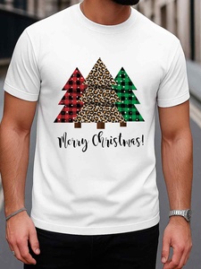 Chúng Tôi Cổ Phiếu Địa Phương Bán Buôn Giáng Sinh Vui Vẻ Rắn Dệt Kim T-Shirt Cho Nam Giới 100% Cotton Unisex 180gsm Tùy Chỉnh In - Product Image 6