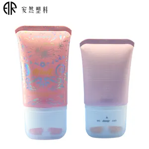 마사지 제품 롤링 튜브 D50 핫 더블 롤러 마사지 화장품 튜브 바디 케어 150ml 플라스틱 부드러운 짜기 튜브