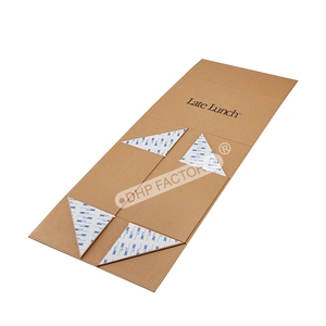 Caja Plegable de Cartón Kraft Biodegradable y Ecológica, Empaque Sostenible Personalizado, Caja de Regalo Plegable para Arroz - Product Image 3