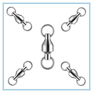 Anneau pivotant de haute qualité pour objets de grande taille, en forme de 8, corps principal en acier inoxydable/nickel/plaqué cuivre, mousqueton pivotant simple soudé - Product Image 2