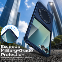Étui Samsung Z Fold 8 7 Z Flip 7 8 God B1, Housse Magnétique Pliable, Texture Technologique, Cuir Huilé, TPU PC, Anti-Rayures, Antichoc