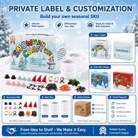 Kit Artigianale in Argilla per Pupazzo di Neve Personalizzato OEM ODM, Confezione a Tema Stagionale con Etichetta Privata, Vendita Diretta dalla Fabbrica all'Ingrosso per Bambini Natale