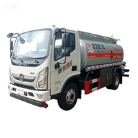 Camión Cisterna Foton de 160HP Euro 6, Tanque de Combustible de 7.5 Metros Cúbicos, Acero al Carbono, Motor Diésel, Sistema de Seguridad, Transmisión Manual de 6 Velocidades