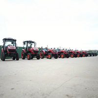 Tracteur à roues chinois en vente chaude, puissance élevée, multifonctionnel, 4 roues motrices, tracteur agricole, agriculture, mini tracteur hydraulique 4x4