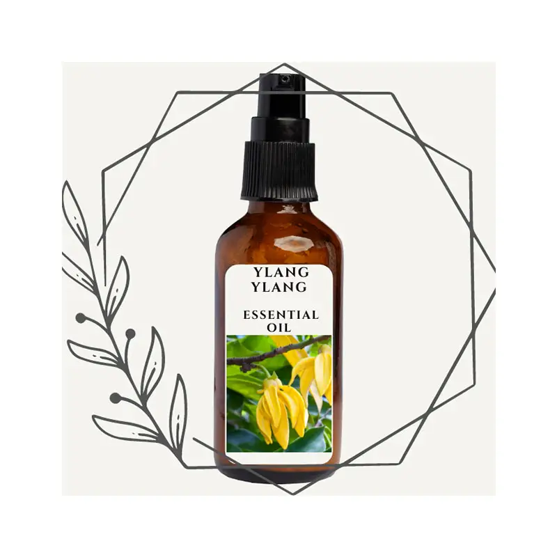 Ylang-ylang-aceite esencial para el cuidado de la piel, aceite oleoso para el cabello, venta al por mayor