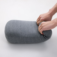 Oreiller de voyage [Travel Pillow] – Détachable, lavable, portable, en mousse à mémoire de forme, personnalisable, rectangulaire, multifonctionnel pour la sieste