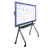 Pantalla Interactiva Inteligente de 65 Pulgadas con Sistema Dual, Resolución 4K de 3840*2160, Pizarra Táctil para Aula