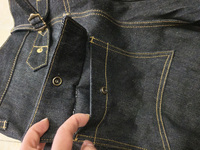 Jean baggy vintage en denim pour homme, coupe large, taille à boucle, délavé, rigide, classique, avec boutons en laiton et ourlet selvedge, personnalisé