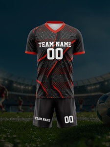 <span class=keywords><strong>Divisa</strong></span> da Calcio Personalizzata, Kit Completo per Squadre, Uniforme da Allenamento Retrò - Product Image 4