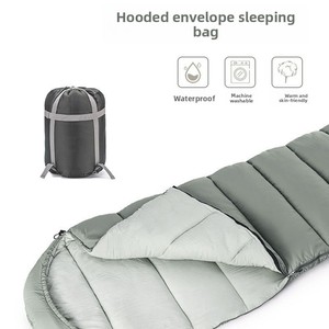 <span class=keywords><strong>Sac</strong></span> <span class=keywords><strong>de</strong></span> <span class=keywords><strong>couchage</strong></span> enveloppant pour adultes, rembourré en coton épais, pour toutes les saisons - Product Image 4