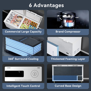 <span class=keywords><strong>Congelatore</strong></span> <span class=keywords><strong>Orizzontale</strong></span> Commerciale all'Ingrosso, <span class=keywords><strong>Congelatore</strong></span> a Pozzetto 220V 300 L, Frigorifero e <span class=keywords><strong>Congelatore</strong></span> da Cucina per Casa ETL CE - Product Image 4