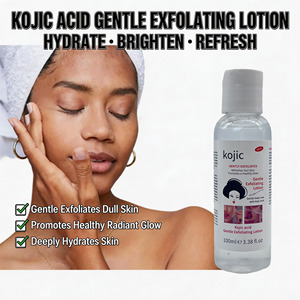 Lozione Esfoliante Delicata OEM per Sbiancamento Permanente con Acido Kojico, Rivitalizza la <span class=keywords><strong>Pelle</strong></span> Opaca e Promuove una Luminosità Sana, 100ml - Product Image 5