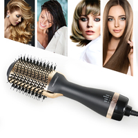 Sèche-cheveux et lisseur en une seule étape Brosse lissante pour cheveux Brosse lissante pour cheveux pour lisser, boucler, coiffer et sécher