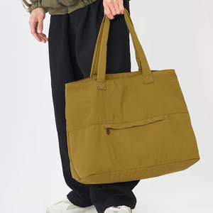 <span class=keywords><strong>Borsa</strong></span> a Tracolla Originale per <span class=keywords><strong>Uomo</strong></span> in Nylon Impermeabile con Chiusura a Cerniera, Design Casual Retrò - Product Image 5