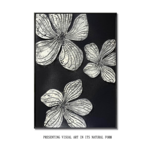 2025 Bán Buôn Tùy Chỉnh Tường Trừu Tượng Nghệ Thuật Wabi Sabi Khách Sạn Tường Nghệ Thuật 100% Handmade 3D Kết Cấu Thạch Cao Sơn - Product Image 4