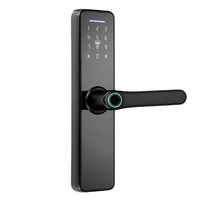 Poignée de porte intelligente de haute qualité avec serrure électronique, lecteur de carte et empreinte digitale pour tiroirs et hôtels