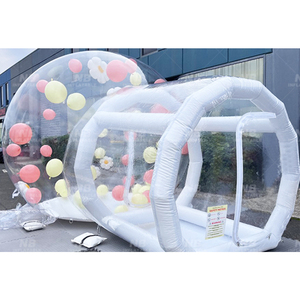 USA Local Stock New Blessing Inflatable Bubble Tent Outdoor Parties Decor Transparent PVC Dome <b>Balloon</b> House 202404 Inflatable B - Product Image 1