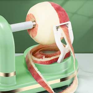 Éplucheur manuel en acier inoxydable pour légumes et fruits, outil de cuisine à manivelle pour éplucher les pommes de terre et couper/trancher – Vente en gros - Product Image 3