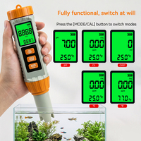 Analizador de Calidad del Agua Portátil Multifuncional 4 en 1 (CL, pH, ORP, Temperatura) para Proyectos de Tratamiento de Agua, Detector de Cloro Residual