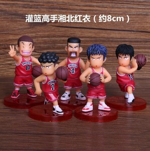 Figuras de Acción de PVC de Anime Slam Dunk, 7.6 cm - Sakuragi Hanamichi, Rukawa Kaede, Akagi Takenori, <span class=keywords><strong>Mitsui</strong></span> <span class=keywords><strong>Hisashi</strong></span> - Product Image 5
