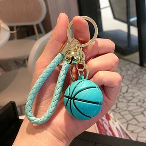Sports Lovers Plastic Keychain Promotion Gifts Bag Charm Multi Colors Car <b>key</b> Decorations 3D Acrylic Basketball Pendant Keychain - Product Image 5