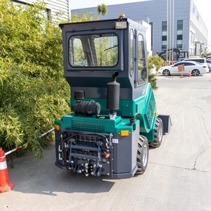 Mini-chargeuse sur pneus diesel Htl28 avec accessoires réversibles pour la construction et l'agriculture - Product Image 4