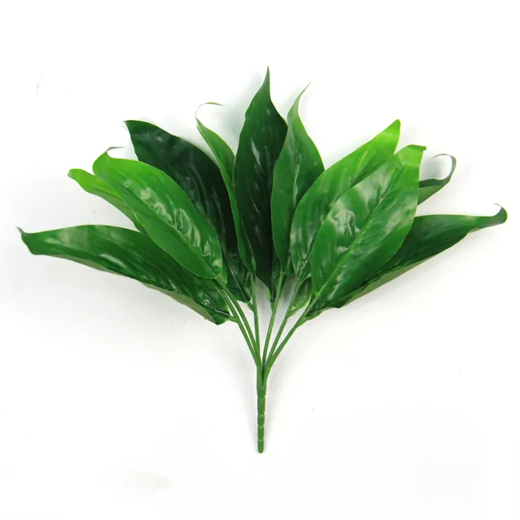 Wholesale Hotsale Artificial Leaf Bush Green Plants Artificial GreeneryためWall Decoration