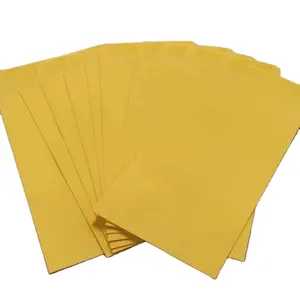 Custom Cheapest Coin Envelope Kraft Paper Envelope 89 X 165 Mm Golden Jewelry Packaging Black Brown Kraft Paper Envelope CN GUA