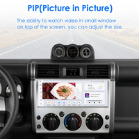 12,3 Zoll Android 14 für Toyota FJ Cruiser J15 2006 - 2020 Haupteinheit All-in-One Autoradio Multimedia-Navigation QLED Universal