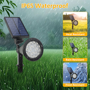 Lampes solaires LED pour jardin, étanches IP65, pour <span class=keywords><strong>terrasse</strong></span>, arbres, éclairage décoratif, détecteur de lumière, couloir, cour, aménagement paysager - Product Image 4