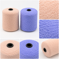 Fil demi-velours sans poils 5.8 Count, 100% Polyester, velours simple face, cône de 1kg pour pulls, couvertures, jouets en peluche, écharpes