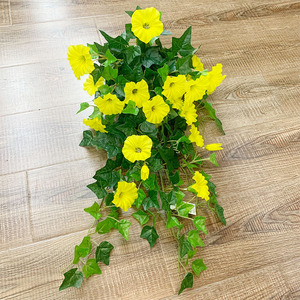 Fleur artificielle en soie, type Trompette, style Lys du matin, Pétonia, ou type lierre, en bouquet ou branche, pour arche de mariage, centre de table, projet, Kunstblume - Product Image 5