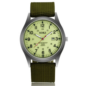 <span class=keywords><strong>Reloj</strong></span> <span class=keywords><strong>SOKI</strong></span> para Hombre, Relojes de Pulsera Casuales de Cuero, Regalo, Relojes de Cuarzo Analógicos para Hombre, <span class=keywords><strong>Reloj</strong></span> de Lujo Nuevo, Relogio Masculino - Product Image 4